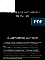 Test de frases incompletas de Rotter: descripción, instrucciones, calificación y