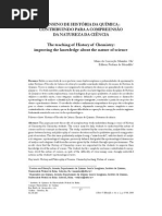 O Ensino de História da Química - Contribuindo para a Compreensão da Natureza da Ciência - Maria Conce