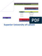 Invwestment and Portfoloi Managment