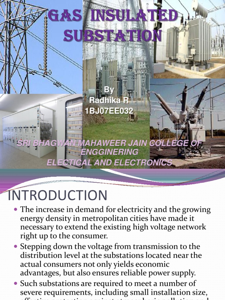 Gas Insulated Substation | PDF | Electrical Substation | Insulator ...
