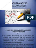 Estado Financiero Presupuestado