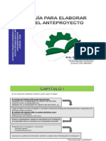 Instrucciones Para El Anteproyecto