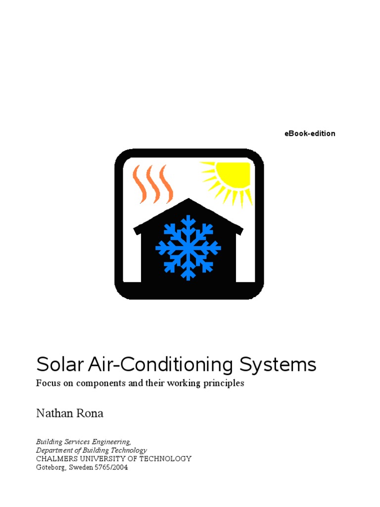Solar Air Conditioning Systems | PDF | Air Conditioning | Heat Pump