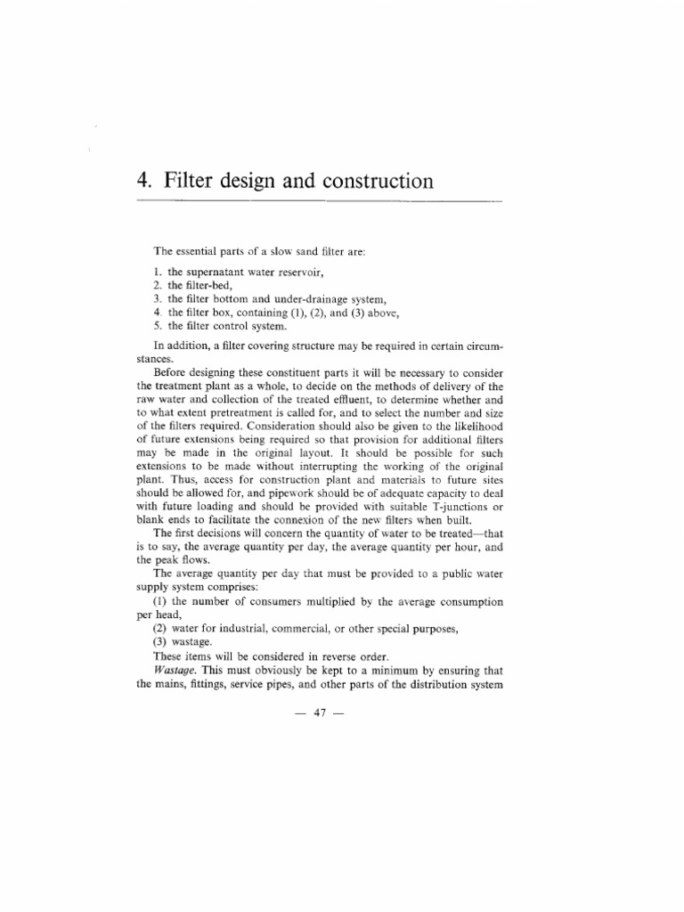 Filter Construction | PDF