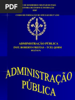 ADMNISTRAÇÃO PÚBLICA