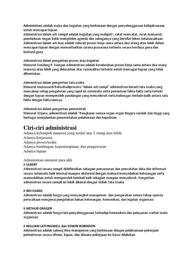 Administrasi Kepegawaian