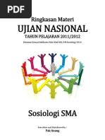 Download Rangkuman Materi UN Sosiologi SMA 2012 by anon_150495301 SN120240010 doc pdf