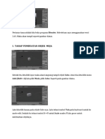 Tutorial Belajar Blender