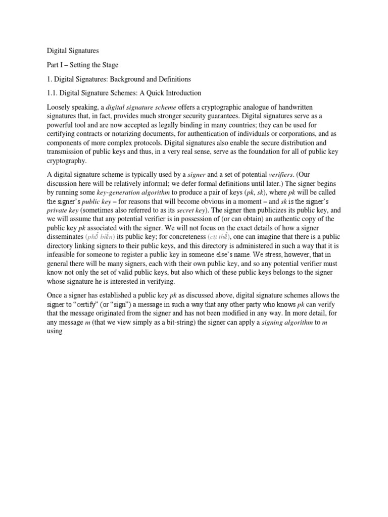 Understanding Digital Signatures Basics | PDF | Computers