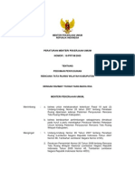 Permen PU 16_2009 - Pedoman Penyusunan Rencana Tata Ruang Wilayah Kabupaten
