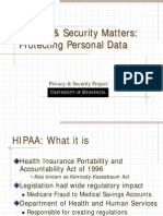 HIPAA Privacy Security Presentation for ISCA