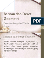 Barisan Dan Deret Geometri by Winda