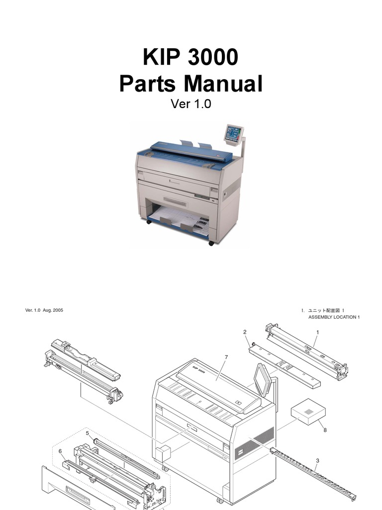 KIP 3000 Parts Manual Overview | PDF | Corrosion | Metallurgy