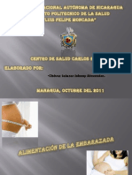 Alimentacion de la embarazada