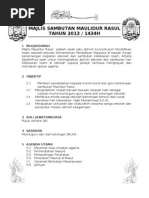 Download Kertas Kerja maulud 2013 by Ensiklopedia Pendidikan Malaysia SN120276323 doc pdf