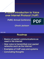 A Quick Introduction to Voice Over Internet Protocol