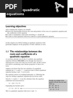 Roots of Quadratic Function