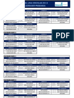 CALENDARIO ACTUALIZADO JORNADA 4