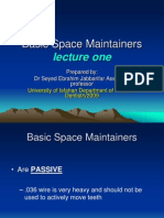 Basic Space Maintainers