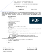 POORNIMA GROUP ECE PROJECT STAGE-1 REPORT DRAFT NOTICE