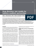 Drug-Discovery-New Models For Industry-Academic Partnerships