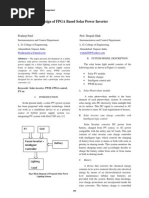 Design of FPGA Based Solar Power Inverter