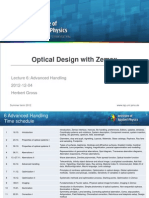ODZ_Optical Design With Zemax 6 Advanced Handling