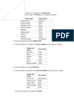 Ejercicio de excel