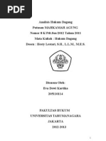 Analasis Hukum Dagang Putusan MAHKAMAH AGUNG Nomor 8 K/Pdt.Sus/2012 Tahun 2011