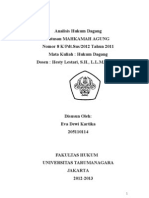 Analasis Hukum Dagang Putusan MAHKAMAH AGUNG Nomor 8 K/Pdt.Sus/2012 Tahun 2011