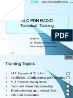 Technical Training on ALC PDH Radio Equipment
