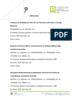 Avaliação Da Qualidade de Vida e Dor em Pacientes Submetidos À Cirurgia Bariátrica