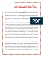 Analisis Kasus Bagaimana Upaya Agar Bahasa Indonesia menjadi Tuan Rumah di Negara Sendiri