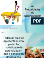 Modalidades de Aprendizagem