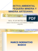 Normativa Ambiental Mineria Artesanal