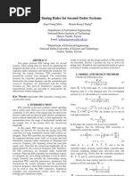 PID Tuning Rules For Second Order