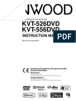 Kenwood KVT 526DVD Manual