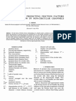 Predicting Friction Factors in Non-Circular Channels Using Geometry Factors