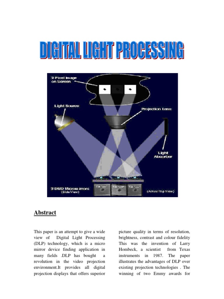 Digital Light Processing Video Liquid Crystal Display