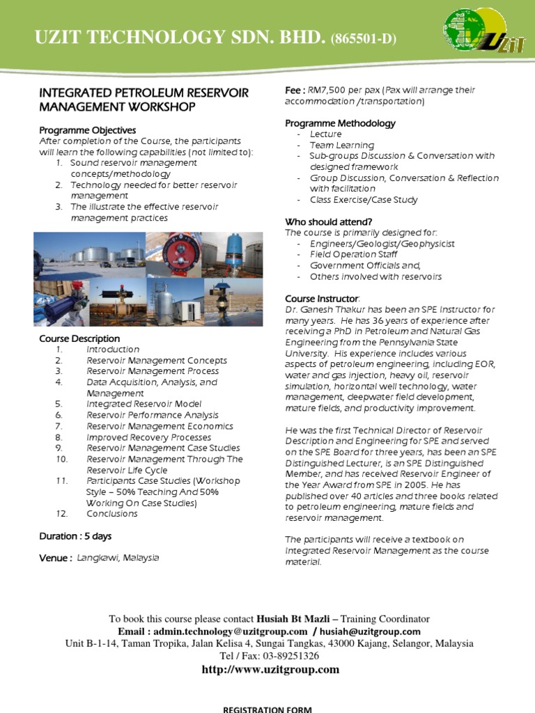 Integrated Petroleum Reservoir Management PDF Petroleum Reservoir