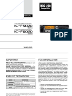 Icom IC F5021 F6021 Manual