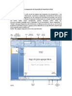  Principales componentes de la pantalla de PowerPoint 2010