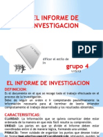 Informe de Investigacion