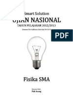 SMART SOLUTION UN FISIKA SMA 2013 (SKL 2 Indikator 2.1 Gerak Lurus, Melingkar Dan Parabola)