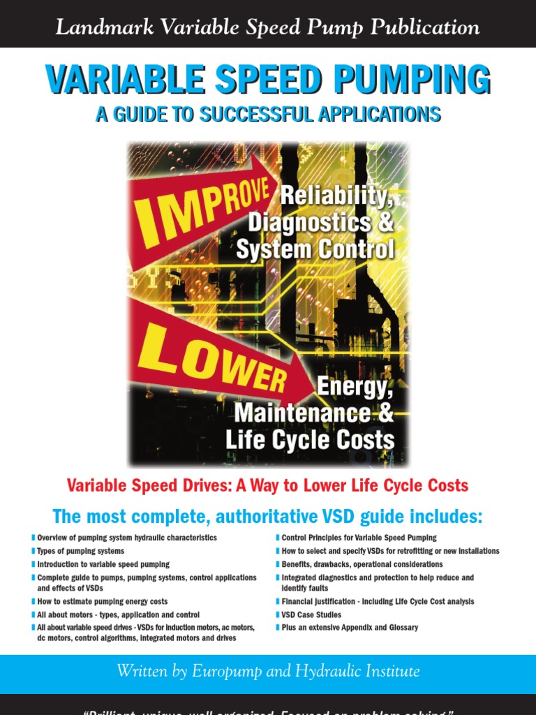 Variable Speed Pumping Guide | PDF | Pump | Life Cycle Assessment