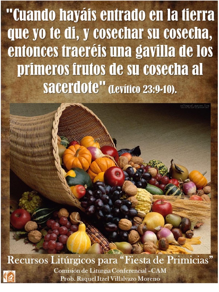 Recursos Litúrgicos para el Culto de Primicias