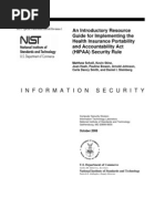 NIST SP 800-66 HIPAA Guide