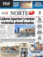 Periodico Norte de Ciudad Juárez 15 de Enero de 2013