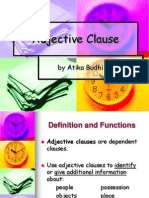 Adjective Clause: by Atika Budhi Utami