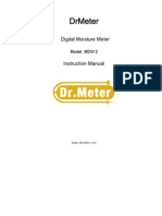 md812 Moisture Meter Manual